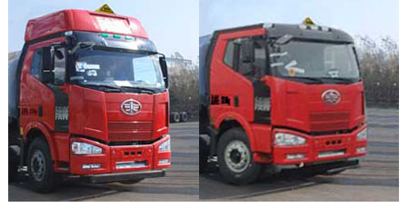 解放前四后八鋁合金運油車