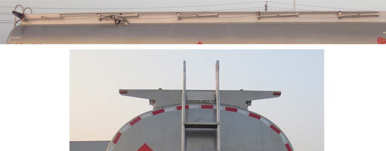 22.5立方東風(fēng)后雙橋鋁合金運油車