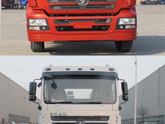 陜汽德龍 后八輪 干混砂漿運輸車