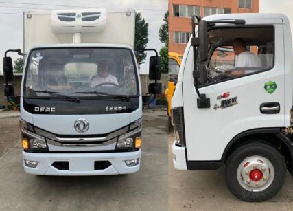 國六東風(fēng)多利卡藍(lán)牌冷藏車