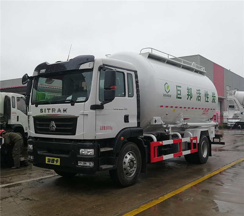 重汽汕德卡20方干混砂漿車