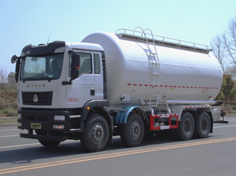 30方 重汽汕德卡 前四后八干混砂漿車(chē)